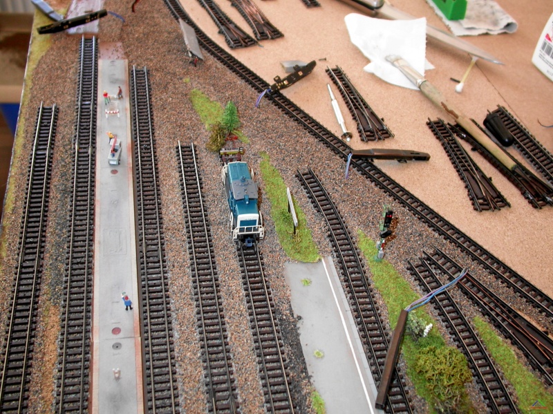 150 Wartung und Umbau.JPG - Der Umbau in Gleis 4 wurde zur auch Wartung der vielen Bahnhofsweichen genutzt